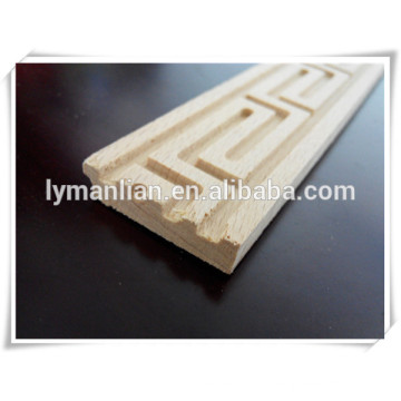 carved wood moulding/modern ceiling design solid wood moulding